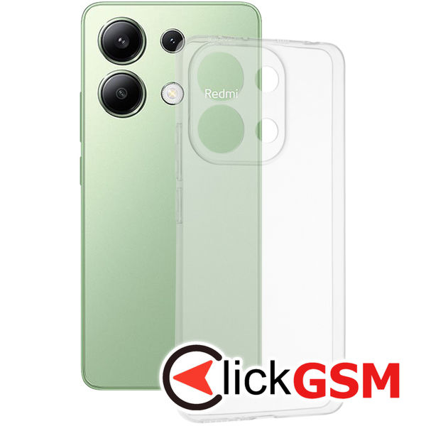 Techsuit - Clear Silicone - Xiaomi Redmi Note 13 4G - Transparent