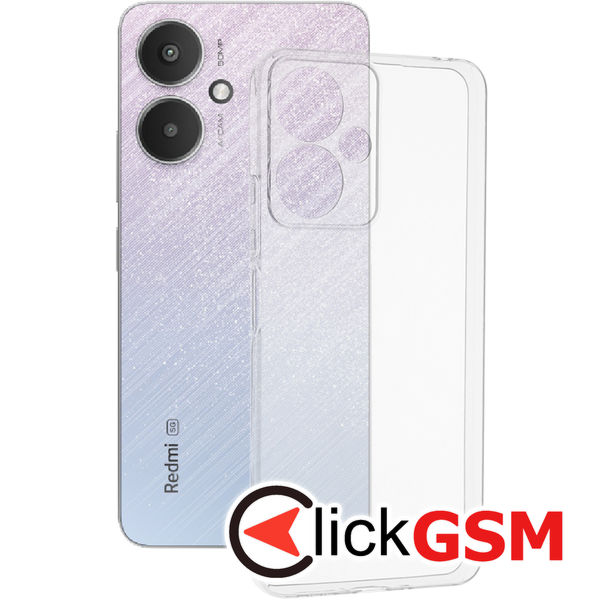 Techsuit - Clear Silicone - Xiaomi Redmi 13C 5G / Poco M6 - Transparent