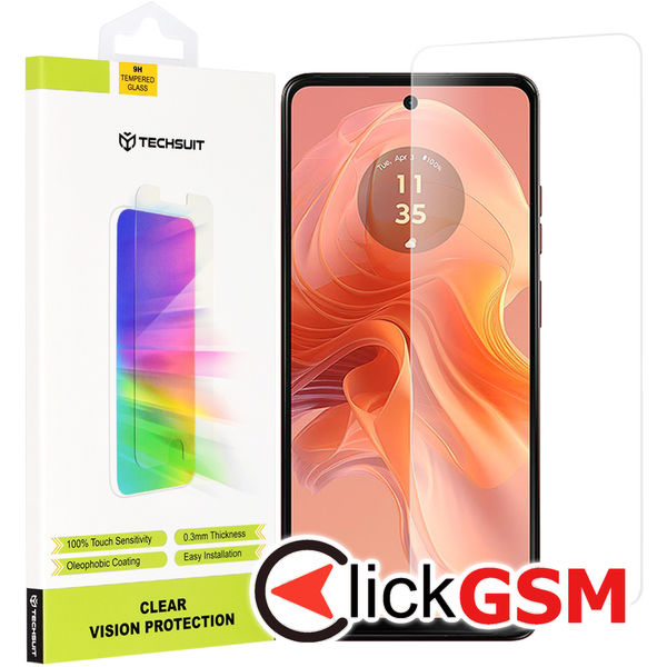 Techsuit - Clear Vision Glass - Motorola Moto G04 / Moto G24 / Moto G24 Power - Transparent