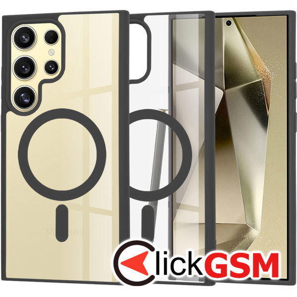 Husa pentru Samsung Galaxy S24 Ultra - Techsuit MagSafe Pro - Negru