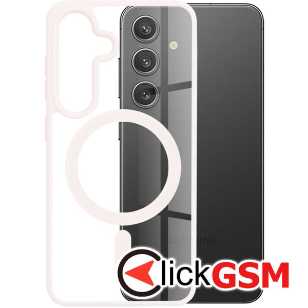 Husa pentru Samsung Galaxy S24 - Techsuit MagSafe Pro - Roz Pal