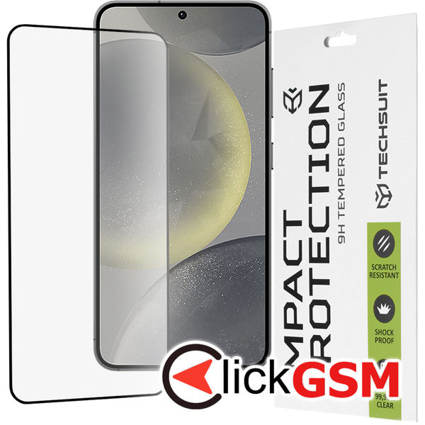 Folie pentru Samsung Galaxy S24 - Techsuit 111D Full Glue Glass - Black