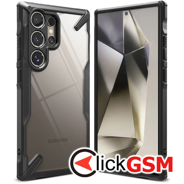 Husa pentru Samsung Galaxy S24 Ultra - Ringke Fusion X - Negru