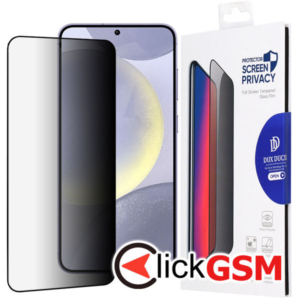 Dux Ducis - Tempered Glass Privacy - Samsung Galaxy S24+ - Black