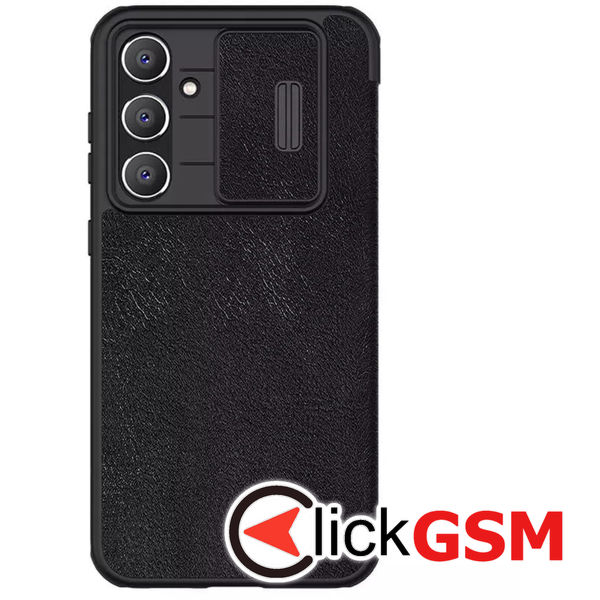 Nillkin - Qin Pro Leather Case - Samsung Galaxy S23 FE - Black