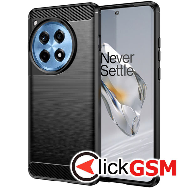 Techsuit - Carbon Silicone - OnePlus 12R - Black