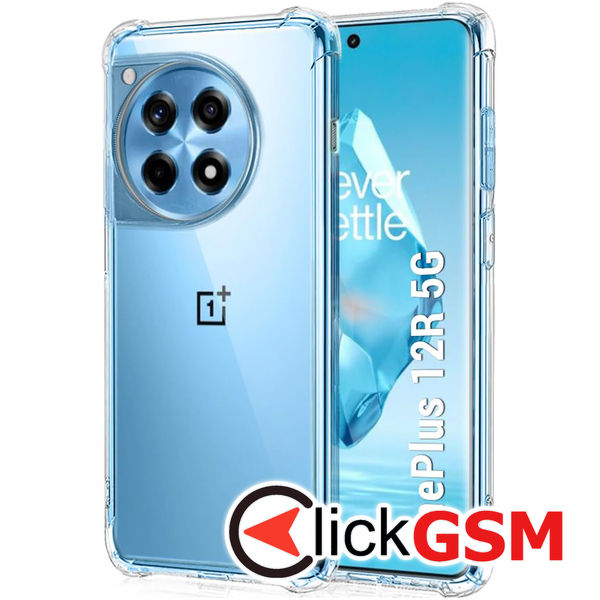 Techsuit - Shockproof Clear Silicone - OnePlus 12R - Clear