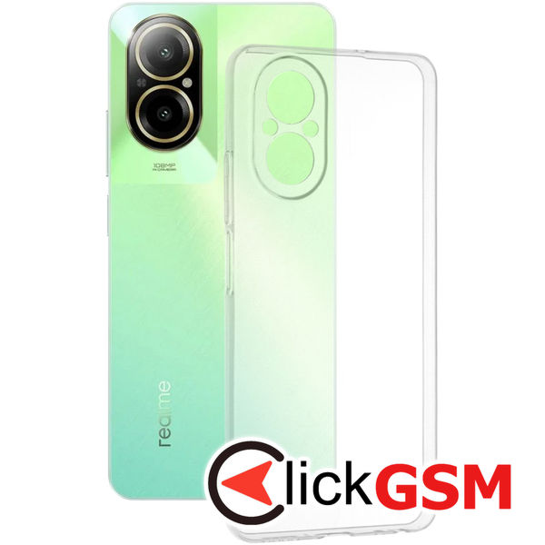 Techsuit - Clear Silicone - Realme C67 4G - Transparent
