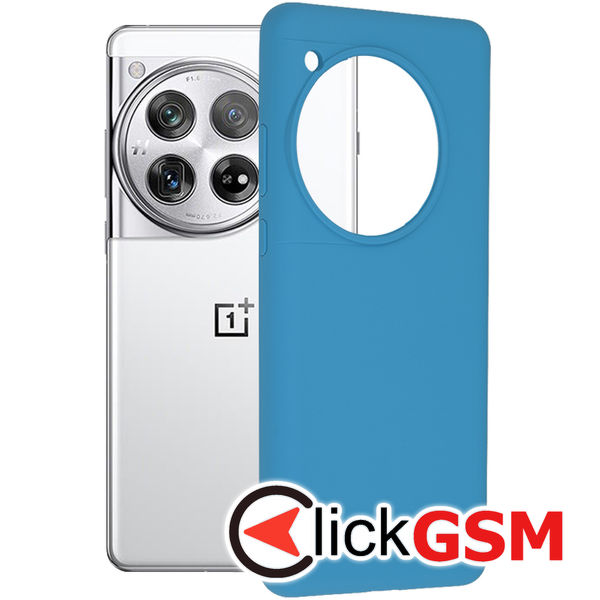 Techsuit - Soft Edge Silicone - OnePlus 12 - Denim Blue