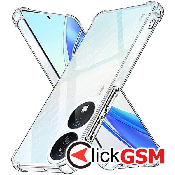 Techsuit - Shockproof Clear Silicone - Honor X7b / X7b 5G / 90 Smart - Clear