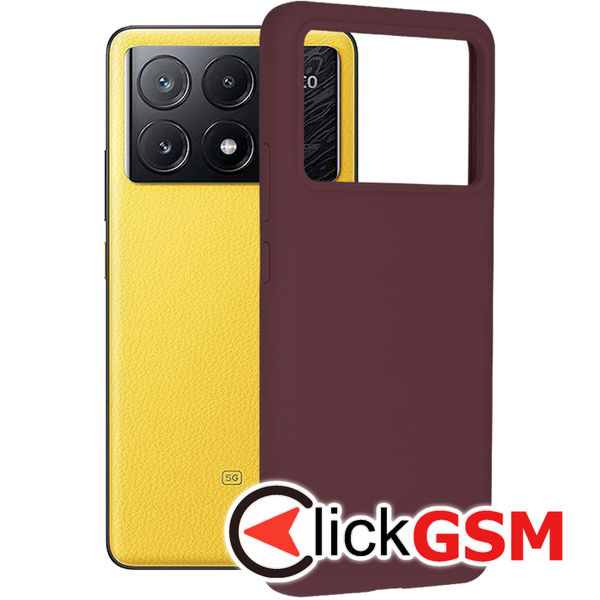 Techsuit - Soft Edge Silicone - Xiaomi Poco X6 Pro - Plum Violet