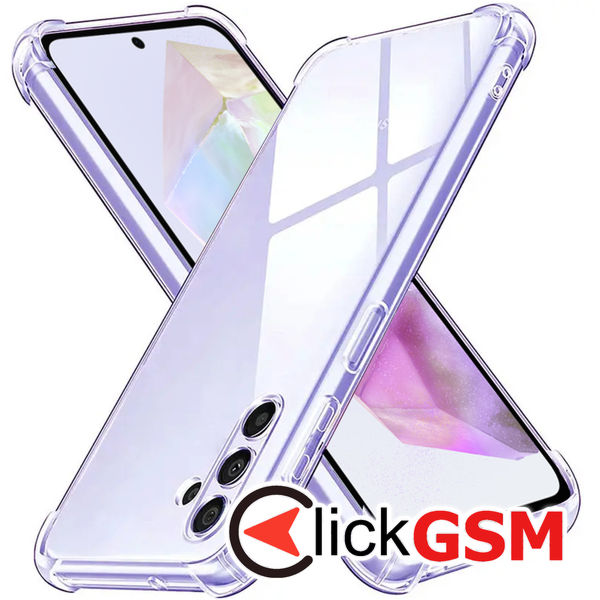 Techsuit - Shockproof Clear Silicone - Samsung Galaxy A35 5G - Clear