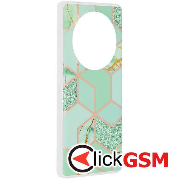 Techsuit - Marble Series - Honor Magic6 Lite - Green Hex