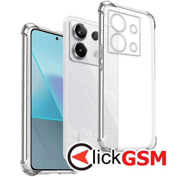 Techsuit - Shockproof Clear Silicone - Xiaomi Redmi Note 13 Pro 5G / Poco X6 - Clear