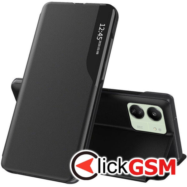 Techsuit - eFold Series - Xiaomi Redmi 13C 4G / 13C 5G / Poco M6 / C65 - Black