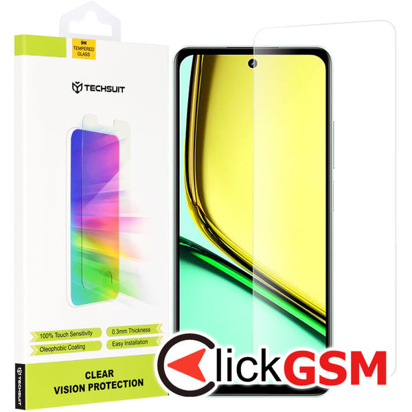 Techsuit - Clear Vision Glass - Realme C67 4G - Transparent