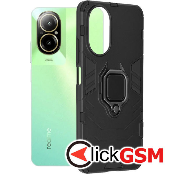 Techsuit - Silicone Shield - Realme C67 4G - Black