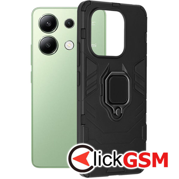 Techsuit - Silicone Shield - Xiaomi Redmi Note 13 4G - Black