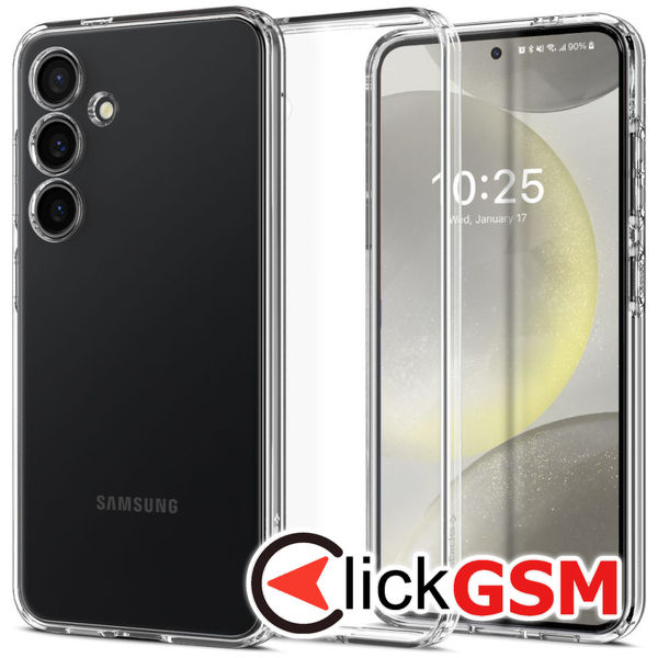 Husa pentru Samsung Galaxy S24 - Spigen Liquid Crystal - Transparent