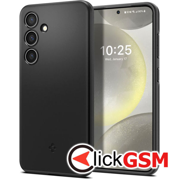Husa pentru Samsung Galaxy S24 - Spigen Thin Fit - Black