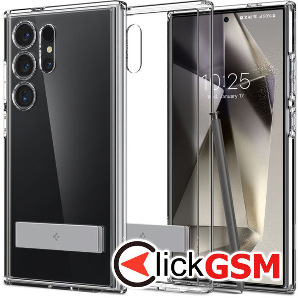 Husa pentru Samsung Galaxy S24 Ultra - Spigen Ultra Hybrid S - Clear