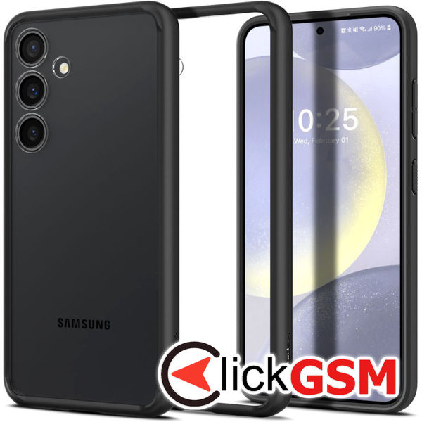 Husa pentru Samsung Galaxy S24+ - Spigen Ultra Hybrid - Negru Mat