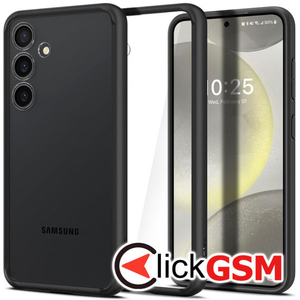Husa pentru Samsung Galaxy S24 - Spigen Ultra Hybrid - Negru Mat