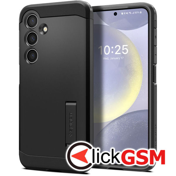 Husa pentru Samsung Galaxy S24+ - Spigen Tough Armor - Negru
