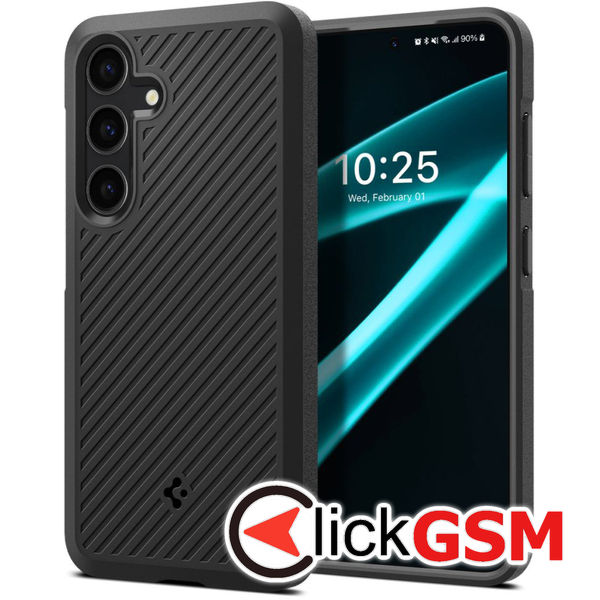 Husa pentru Samsung Galaxy S24+ - Spigen Core Armor - Matte Black