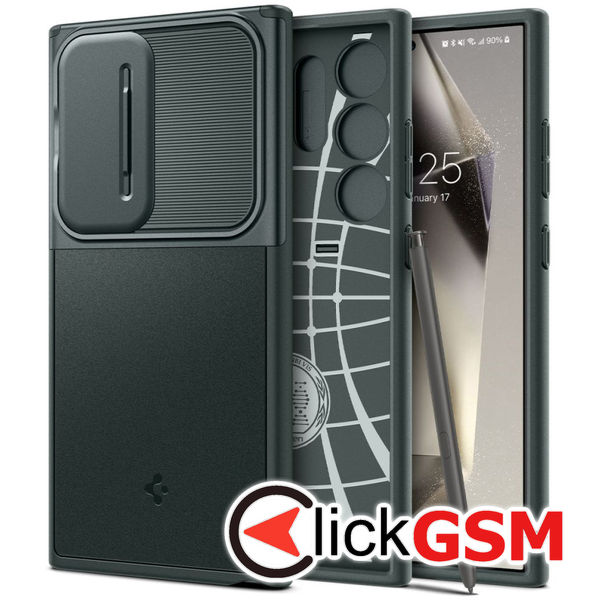 Spigen - Optik Armor - Samsung Galaxy S24 Ultra - Abyss Green