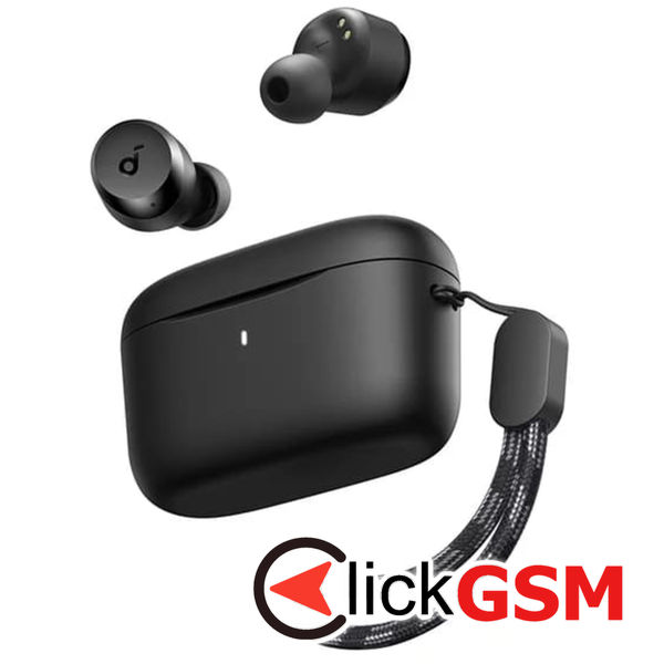 Anker - Wireless Earbuds A25i (A3948G11) - TWS, Bluetooth 5.3, Touch Control with Charging Case, IPX5 - Black