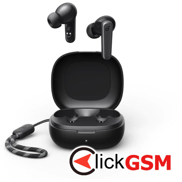 Anker - Wireless Earbuds R50i (A3949G11) - with Charging Case, Extra-bass, AI-Enhanced Calls - Black