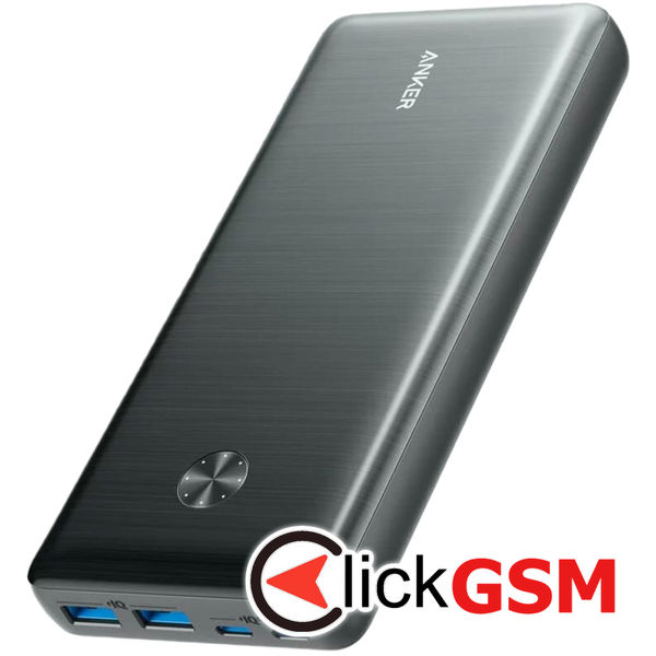 Anker - Power Bank PowerCore III Elite (A1291H11) - 2x Type-C, 2x USB, 25600mAh, 87W - Black