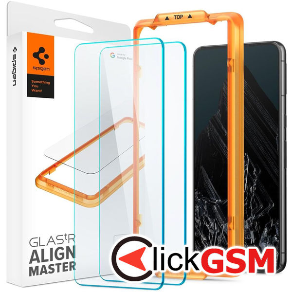 Spigen - Glas.tR Align Master (2 pack) - Google Pixel 8 Pro - Clear