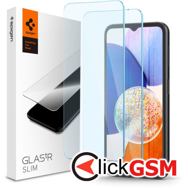 Spigen - Glas.tR Slim - Samsung Galaxy A15 4G / A15 5G / A25 5G / M15 - Clear