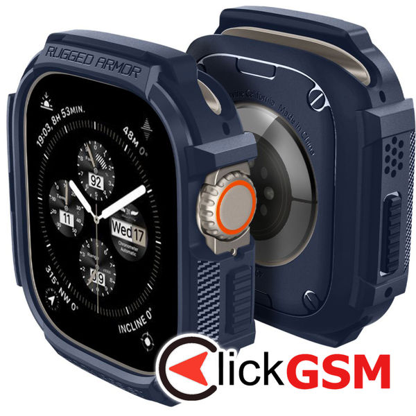 Spigen - Rugged Armor - Apple Watch Ultra / Ultra 2 - Navy Blue
