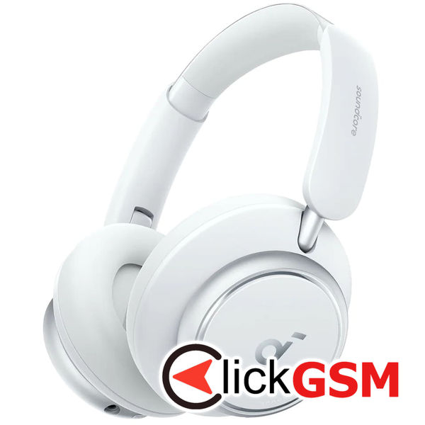 Anker - Wireless Headphones Space Q45 (A3040G21) - Bluetooth 5.3, Noise Cancelling, USB-C - White