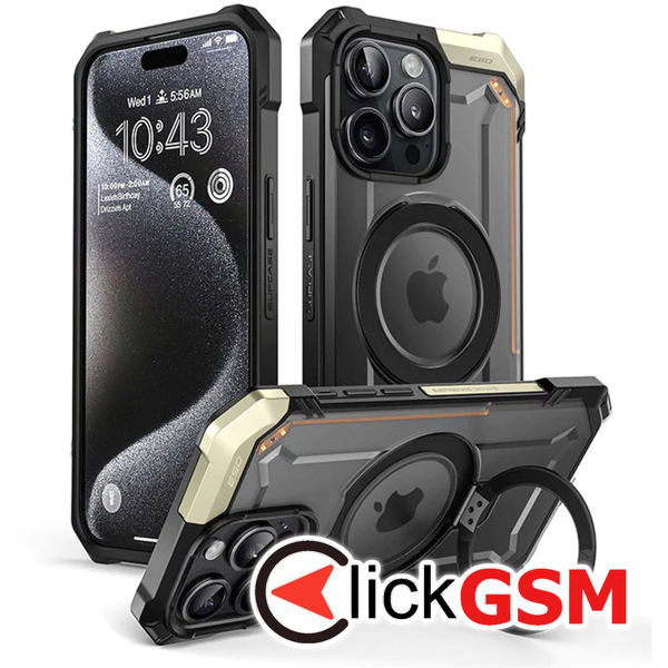 Supcase - Unicorn Beetle Defender - iPhone 15 Pro Max - Black