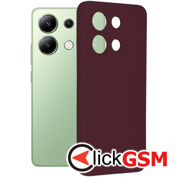 Techsuit - Soft Edge Silicone - Xiaomi Redmi Note 13 4G - Plum Violet