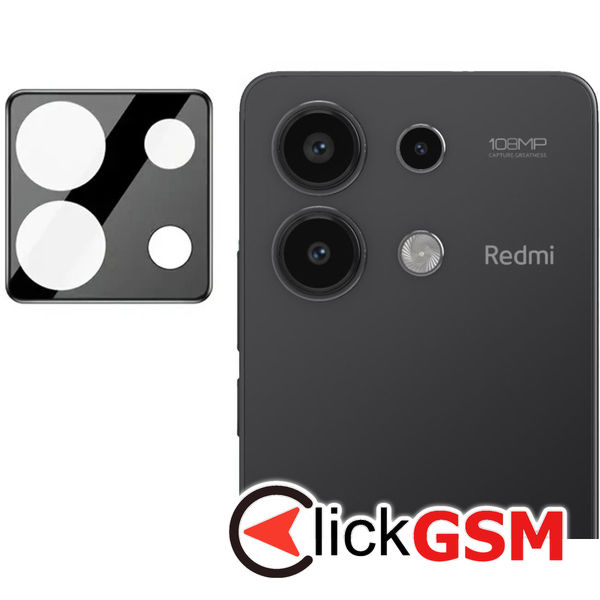 Techsuit - Full Camera Glass - Xiaomi Redmi Note 13 4G - Black