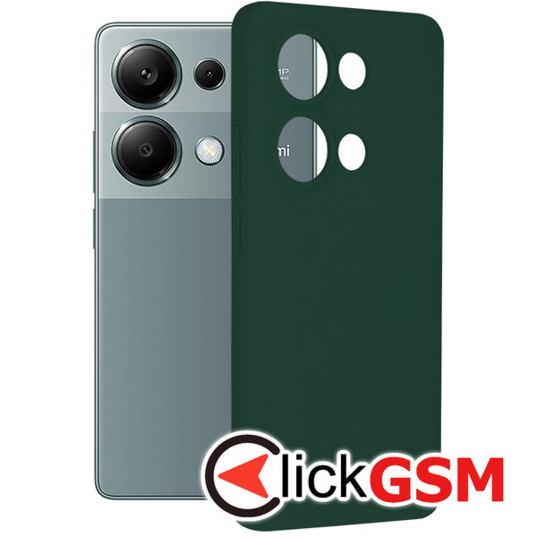 Techsuit - Soft Edge Silicone - Xiaomi Redmi Note 13 Pro 4G / Poco M6 Pro 4G - Dark Green