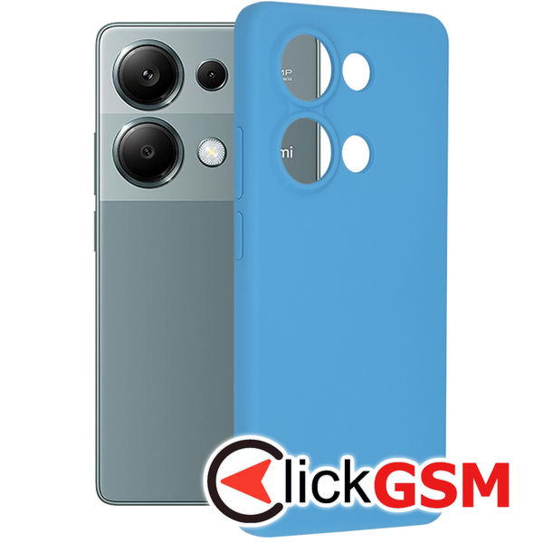 Techsuit - Soft Edge Silicone - Xiaomi Redmi Note 13 Pro 4G / Poco M6 Pro 4G - Denim Blue