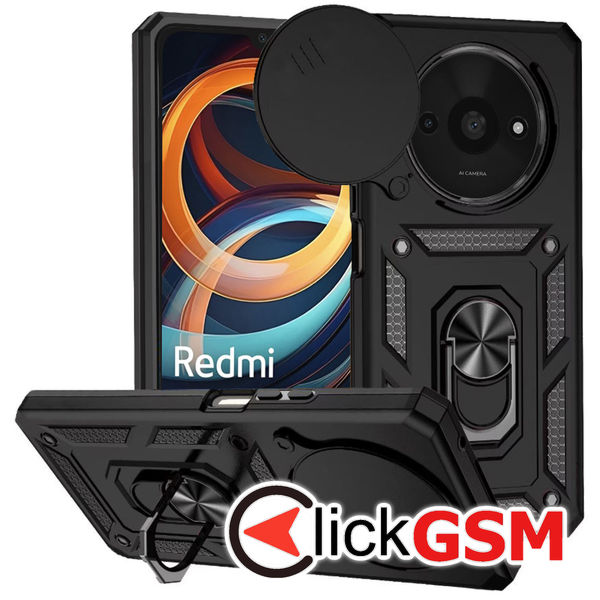 Techsuit - CamShield Series - Xiaomi Redmi A3 - Black