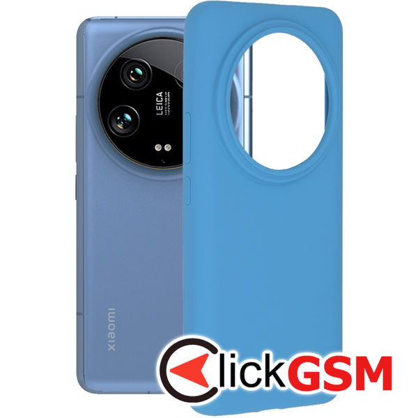 Techsuit - Soft Edge Silicone - Xiaomi 14 Ultra - Denim Blue