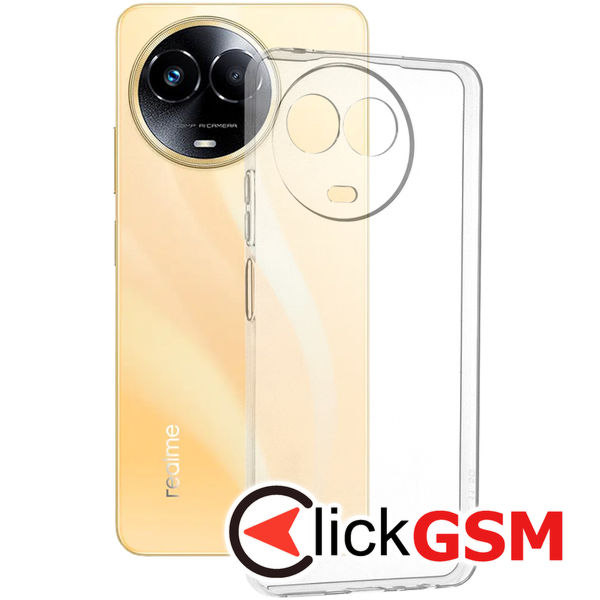 Techsuit - Clear Silicone - Realme 11 5G - Transparent