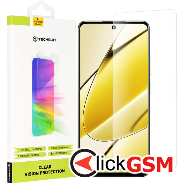 Techsuit - Clear Vision Glass - Realme 11 5G - Transparent