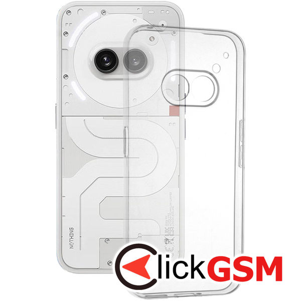 Techsuit - Clear Silicone - Nothing Phone (2a) - Transparent