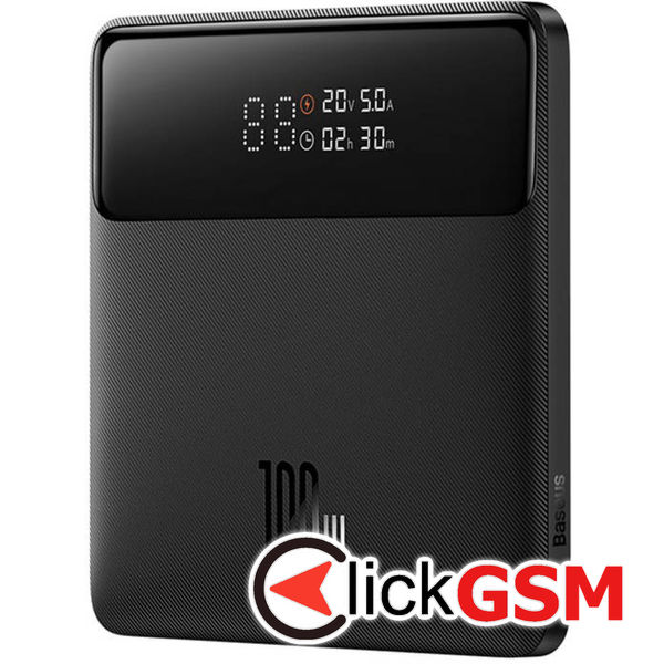 Baseus - Power Bank Blade HD (PPBL000301) - 2xUSB, 2xUSB-C, 20000mAh with Cable USB-C, Fast Charge, 100W - Black