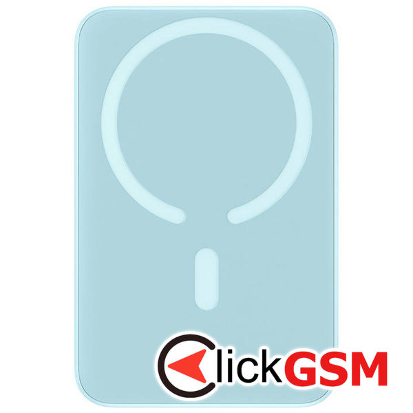 Baseus - Power Bank Magnetic Mini (PPCX110103) - USB-C, MagSafe, 10000mAh, 20W, with Cable Type-C, 3A, 30cm - Bleu