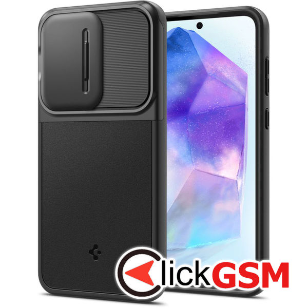 Spigen - Optik Armor - Samsung Galaxy A55 5G - Black